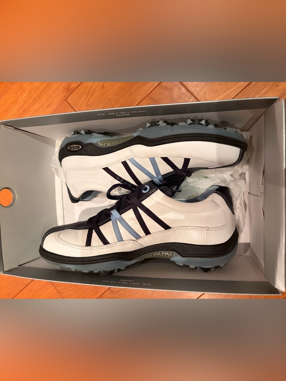 Ecco Marine/White/Blue Bell Golf Sneakers Size36 (US5-5.5)